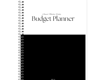 Undated 2026 Budget Planner – Monthly Expense, Debt, Savings Tracker (8.5 x 11)