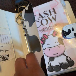 Pink Cash Cow A6 Budget Binder: Savings Challenge Trackers image 5