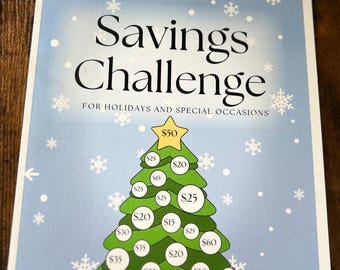 Savings Challenge Workbook: Money Tracker & Cash Stuffing Envelopes
