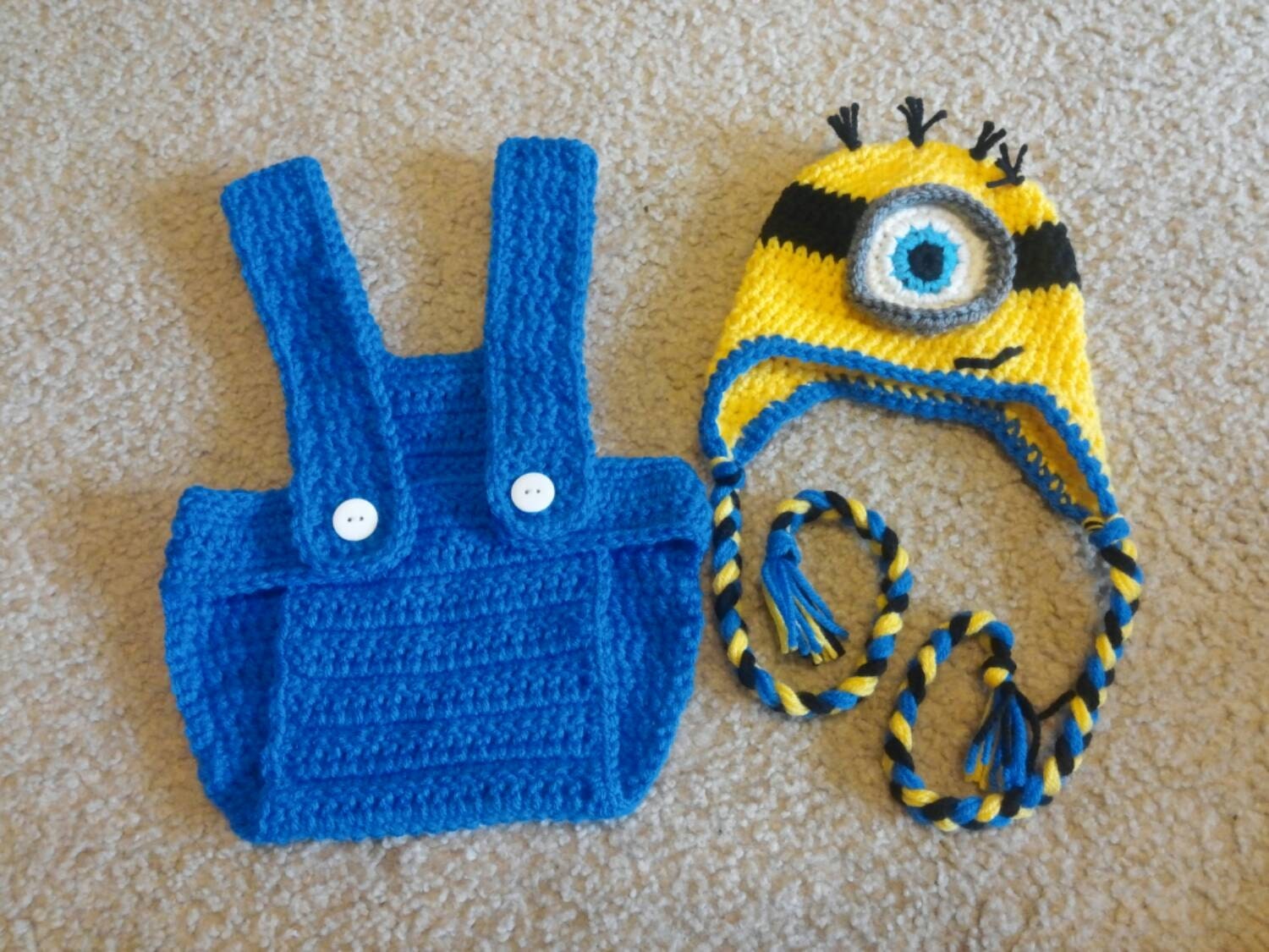 Minion Baby Costume Boy Minion Baby Shower Minion Baby Hat