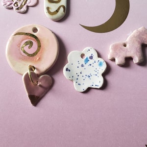 Handmade Ceramic Beads by Styx River Art