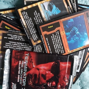 Terminator Collectible Vintage Trading Cards, Vintage trading Cards collectible trading cards antique trading cards Terminator