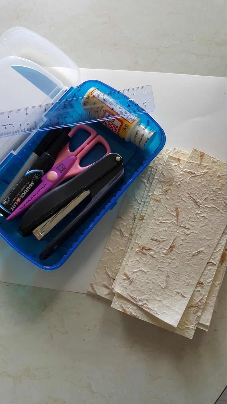 Art Books Collage Art Set Kit Art Set for all Ages by Styx River Art Make Your Own Collage Handmade Paper Included