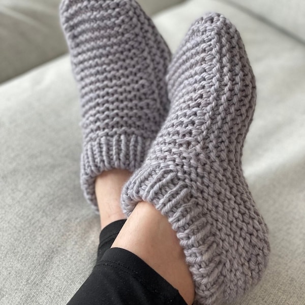 knitted booties for adults