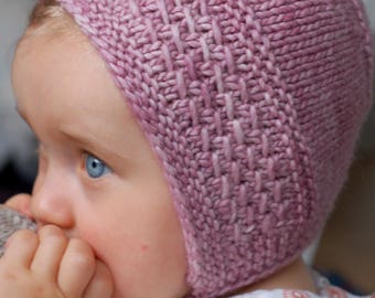 Entrechat Bonnet for worsted weight PDF knitting pattern