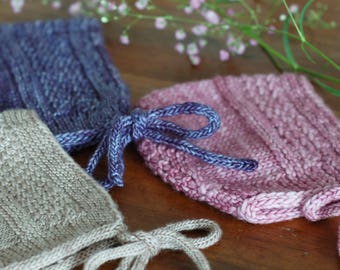 Entrechat Bonnets discounted bundle for 3 PDF knitting patterns