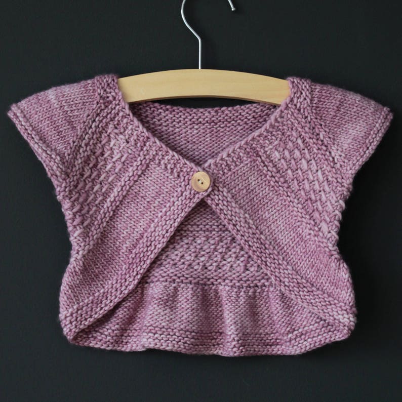 Entrechat Baby and Child Shrug PDF knitting pattern ...