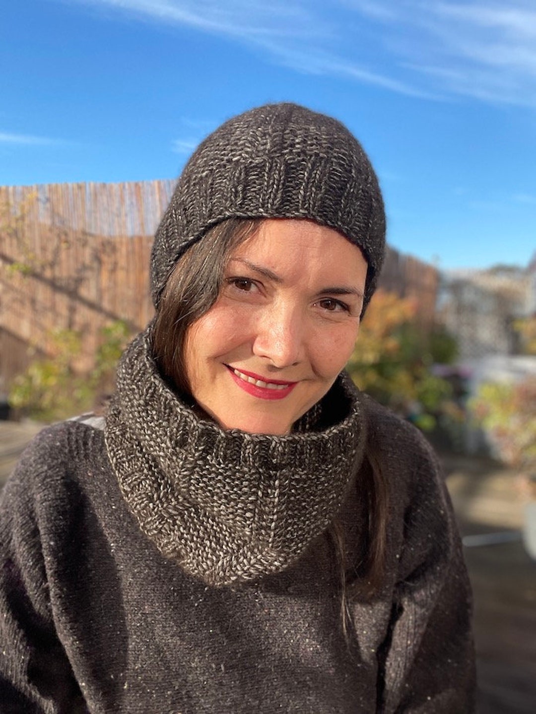 Knitting Pattern Cozy Hat and Cowl Set, Quick Knit, Easy Knit, Baby ...