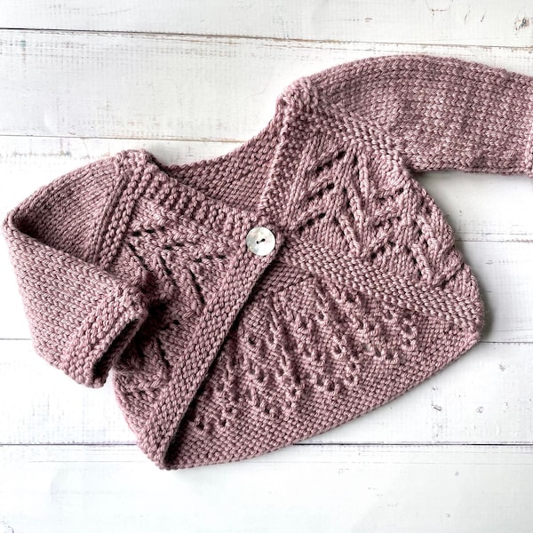Knitting Pattern shrug, knitting pattern bolero, lace sweater - Cabriole