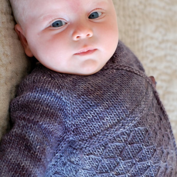 Kyoto Crossover Cardigan PDF knitting pattern / Fiche tricot cache-coeur