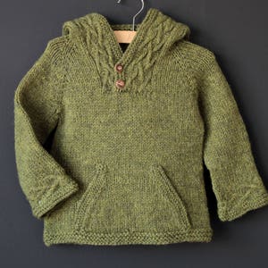 Robin Hoodie PDF Knitting Pattern - Etsy