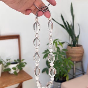 Glistening Tide Necklace - Clear Quartz necklace