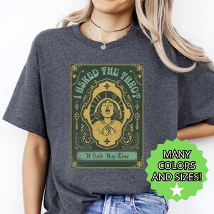 Camiseta engraçada de tarô unissex, camiseta para amantes da astrologia, camiseta para hora da soneca, presente para ele ou ela, camiseta para leitura de cartas de tarô, camiseta sarcástica vintage gótica