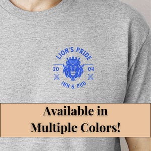 World of Warcraft Shirt Lion Pride Inn Tee, Gift for WoW Gamer Tshirt Gaming Gift Video Game Shirt Tee Warcraft Gift Tshirt Unisex Cotton