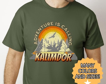 World of Warcraft Shirt Kalimdor T-Shirt Gamer Tshirt Videospiel Fan Geschenk WoW Spieler Shirt Geschenk für Ihn für Sie Nerdy Gaming Tee Geburtstagsgeschenk
