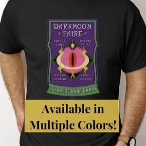 World of Warcraft Tshirt Darkmoon Faire Tee Geschenk für WoW Player Baumwoll-T-Shirt Gamer-Shirt Unisex Baumwoll-Shirt WoW Geschenk Tshirt Tour Shirt Tee