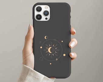 Celestial Tough Cases Sun and Moon Phone Case Protective Phone Cover Astrology iPhone Samsung Galaxy Google Pixel Gift Case Gift for Her