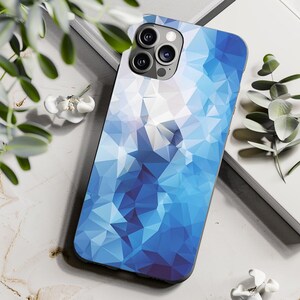 Fractal Ice Tough Case Phone Case for iPhone Galaxy Pixel Cool Protective Cover Unique Design Gift for Phone Cover Tech Gift For Him For Her