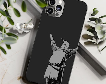 Dark Souls Phone Case Solaire Minimalist Video Game Gift Phone Case For iPhone 16 15 14 13 Samsung Galaxy S25 S24 S23 Google Pixel 9 8 7 6