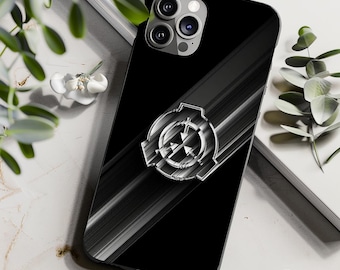 SCP Foundation Minimalist Logo Phone Case: Protective Dual Layer Design