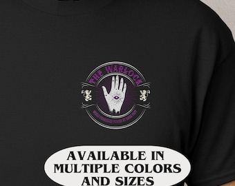 Koszulka Dungeons and Dragons Koszulka z logo klasy Warlock Koszulka unisex Koszulka z prezentem dla gracza RPG Koszulka fantasy Koszulka D&D Fan Apparel Geeky Clothing Prezent dla nerda