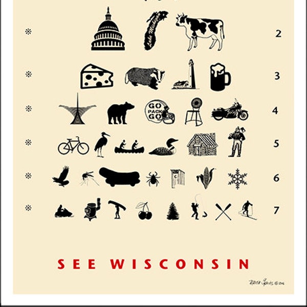 See Wisconsin, Eye Chart