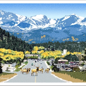 Estes Park, Rocky Mountain National Park, Colorado
