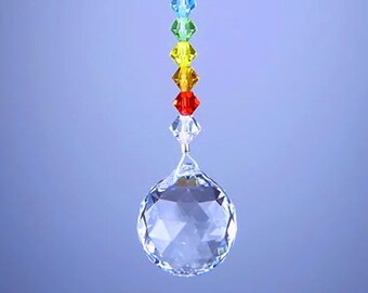 スワロフスキークリスタルサンキャッチャー 最高級ラウンドボール