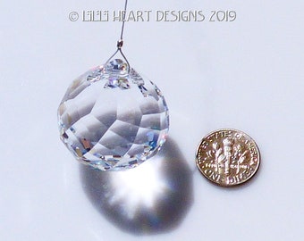 Swarovski Crystal Suncatcher Rainbow Maker 30mm CLEAR MOZART TWIST Ready to Hang Gift Boxed Car Charm Window Prism Lilli Heart Designs