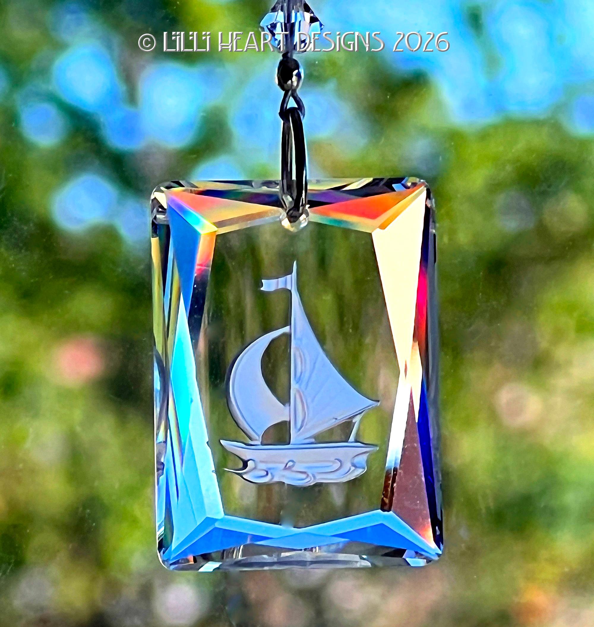 Swarovski sailboat - Etsy 日本