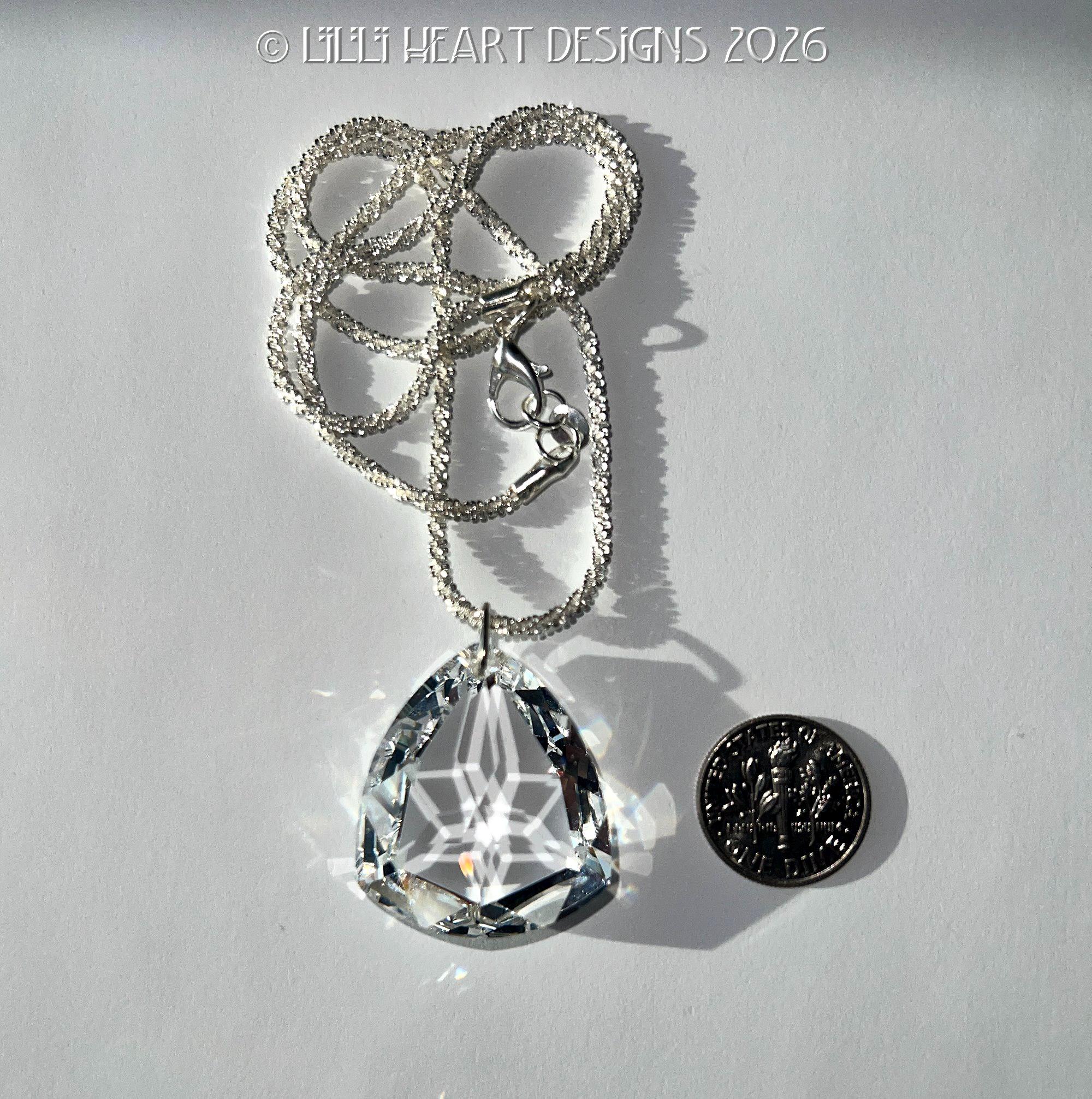 Vintage Swarovski Crystal the SHIELD Collectable Ornament Pendant