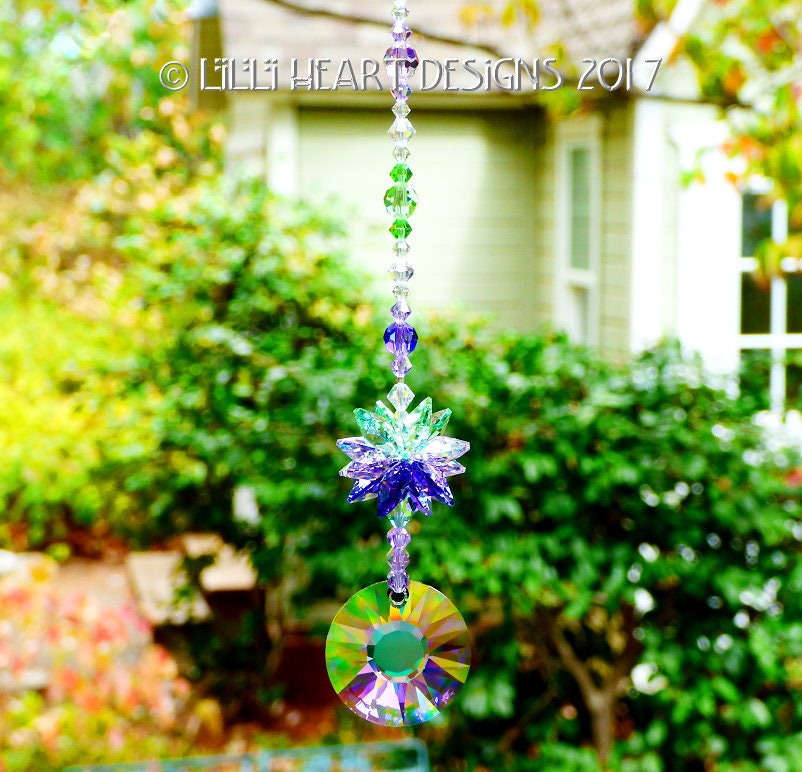スワロフスキークリスタルサンキャッチャー 美しいパラダイスシャイン