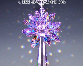 スワロフスキークリスタルサンキャッチャー 希少 63mm バイオレット