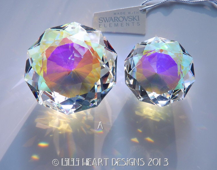 大きなスワロフスキークリスタルサンキャッチャー（廃盤品）2インチ