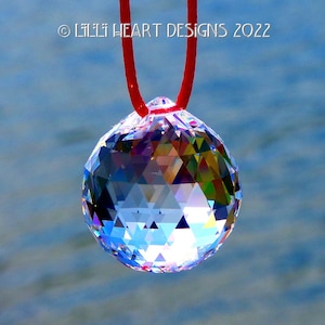 Swarovski Crystal 30mm 8558 Clear Best Ball Suncatcher Rainbow Maker 224 Facets Ready to Hang Gift Boxed Car or Window Lilli Heart Designs