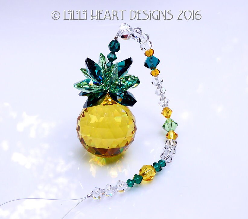Swarovski crystal pineapple necklace sale