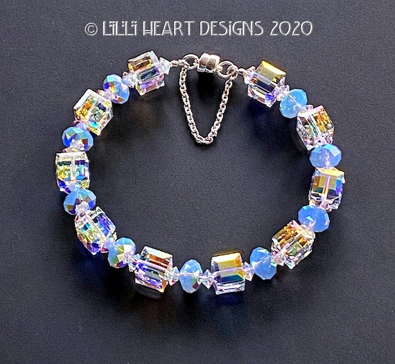 Aurora borealis crystal bracelet clearance