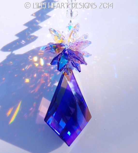 スワロフスキー サンキャッチャー✴︎色見本☆ピンク ブルー パープル