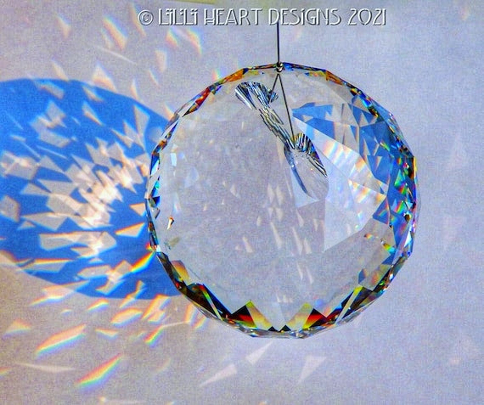 new-largest-swarovski-crystal-suncatcher-big-retired-100mm-etsy