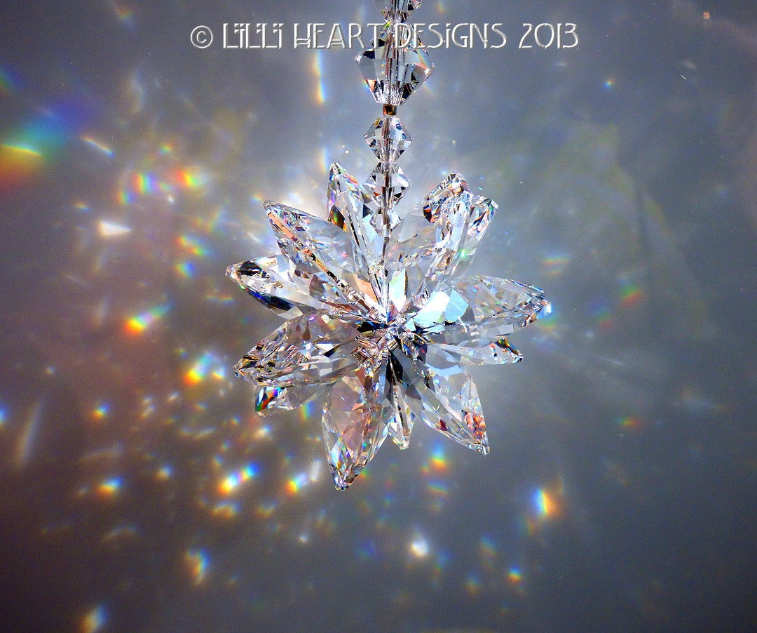 スワロフスキークリスタルサンキャッチャー 特大 20mm 極上