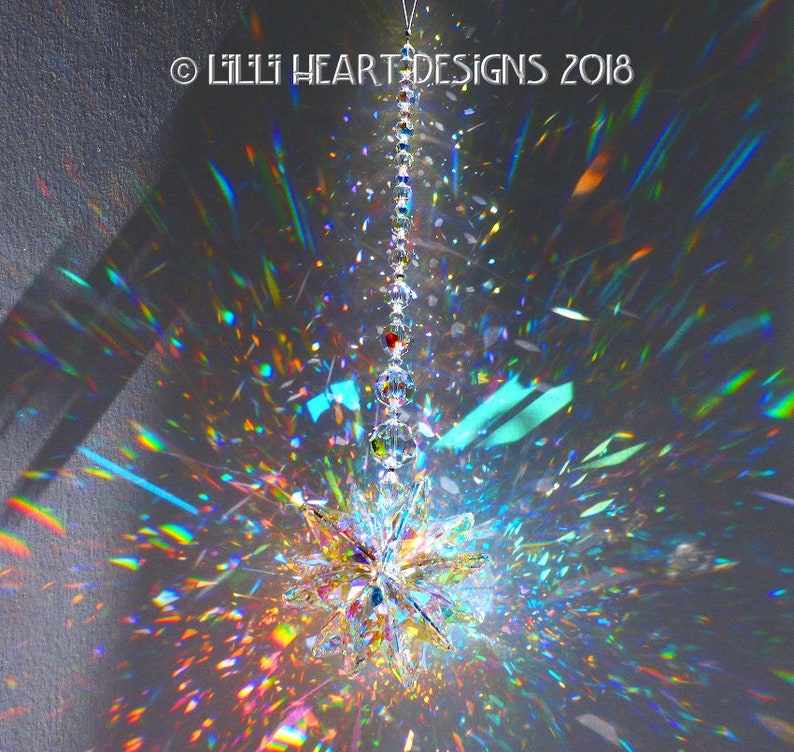 Swarovski Crystal Suncatcher MASSIVE Gigantic RAINBOWS 28mm | Etsy