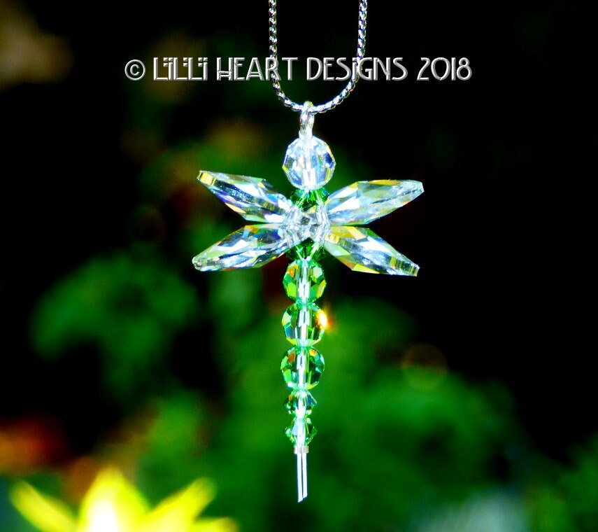 スワロフスキークリスタルサンキャッチャー ペリドット グリーン My