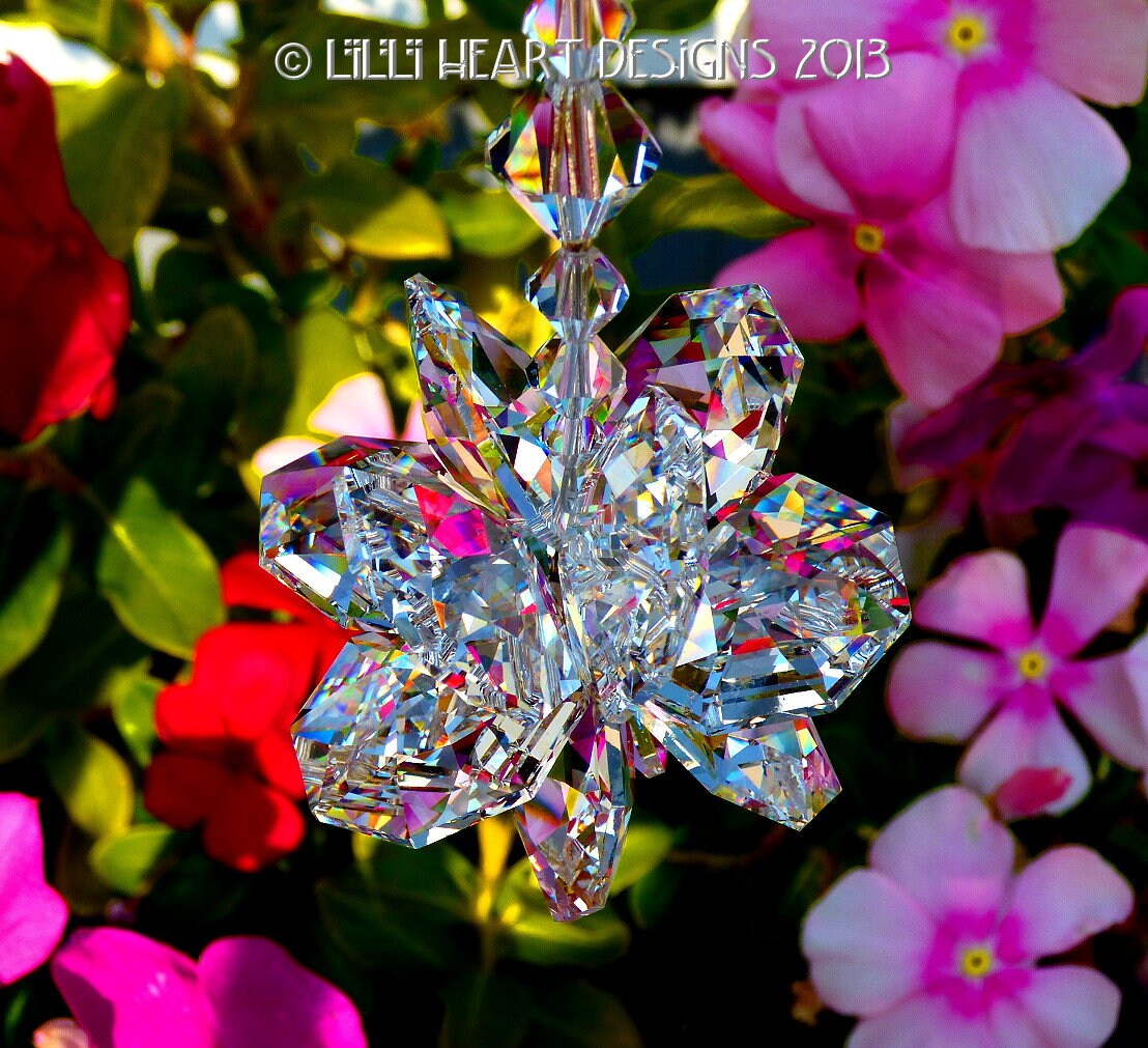 スワロフスキークリスタルサンキャッチャー 特大 20mm 極上クリア