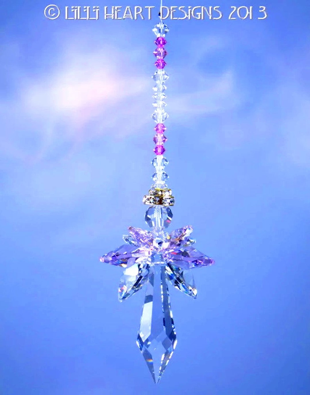 サンキャッチャー（スワロフスキークリスタル使用） ラージロング