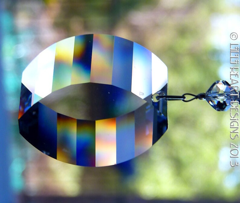 Swarovski Crystal Suncatcher Energy Gate The View Feng Shui Etsy