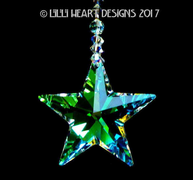 Swarovski Crystal Suncatcher 40mm LARGE Logo Strass Aurora Etsy Australia