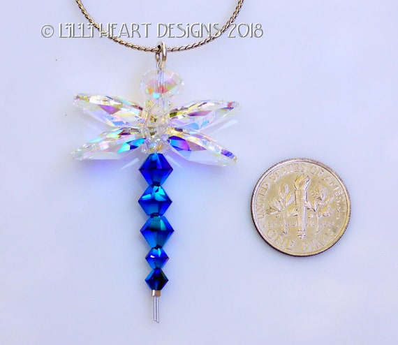 スワロフスキークリスタルサンキャッチャー 2X AB インディゴ