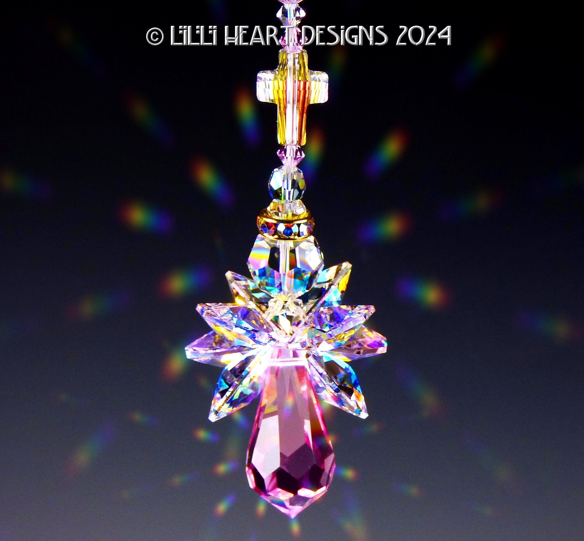 リリたんページ❤️ スワロフスキー サンキャッチャー❤️ 希少なヴィンテージ スワロフスキー クリスタル サンキャッチャー