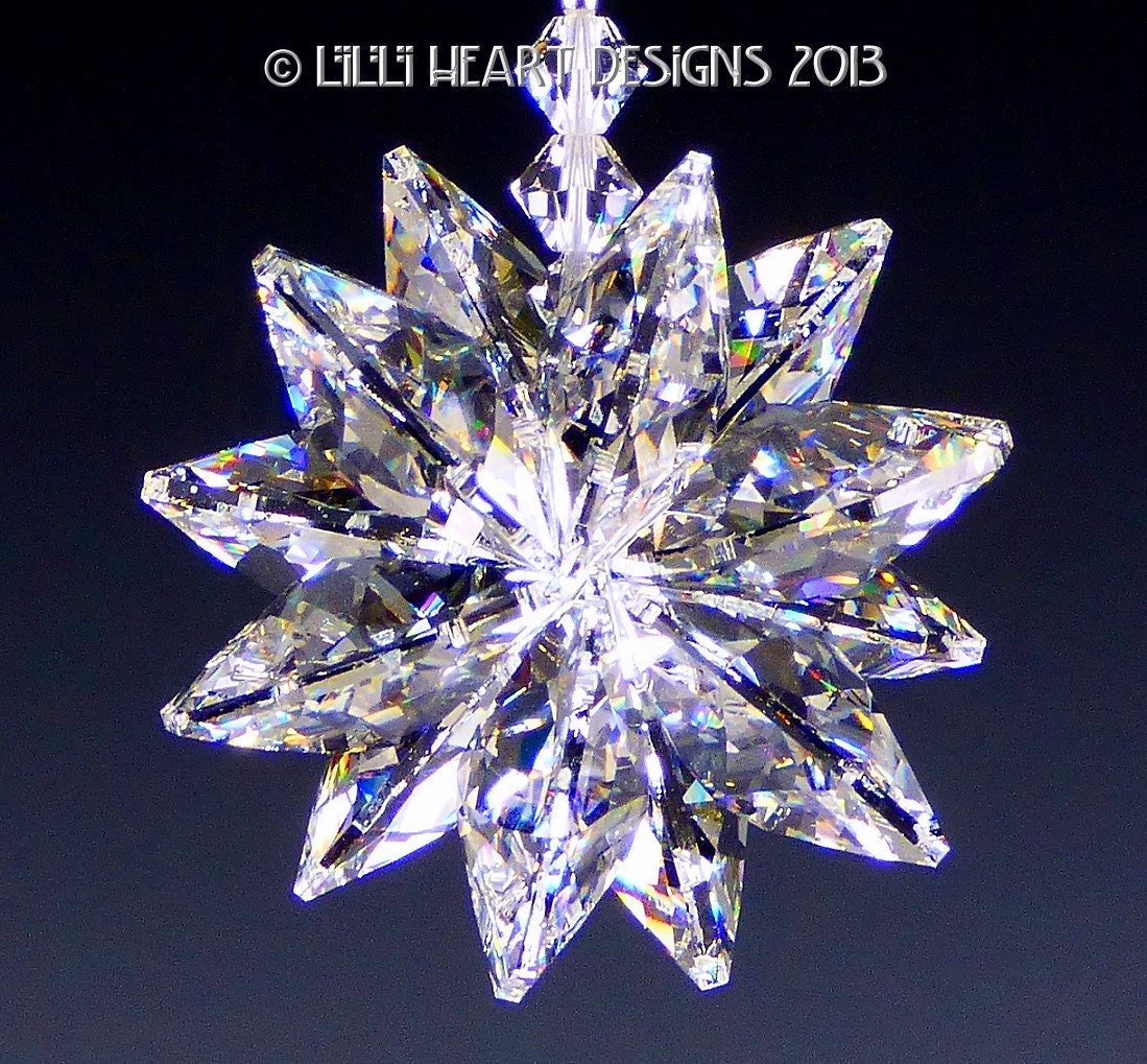 スワロフスキークリスタルサンキャッチャー 特大 20mm 極上クリア