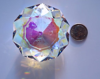 大きなスワロフスキークリスタルサンキャッチャー（廃盤品）2インチ